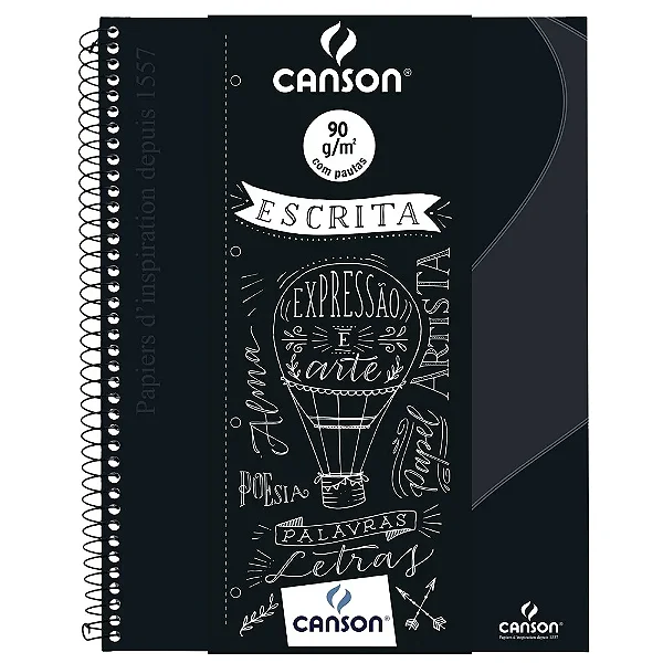 CADERNO UNIVERSITARIO EXPRESSAO E ARTE PRETO