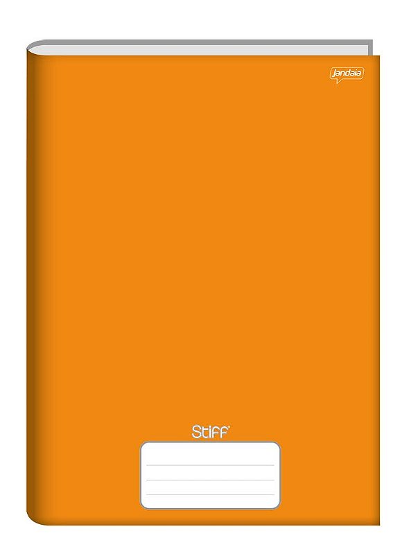 CADERNO BROCHURA C.D.1/4 048F LARANJA