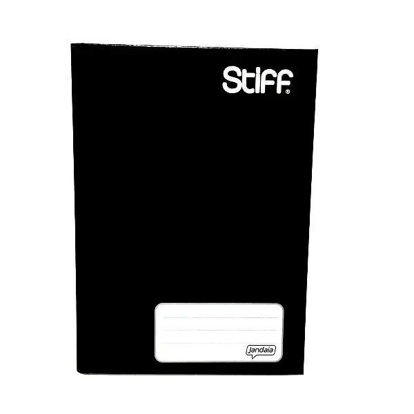 CADERNO BROCHURA C.D.1/4 048F PRETO