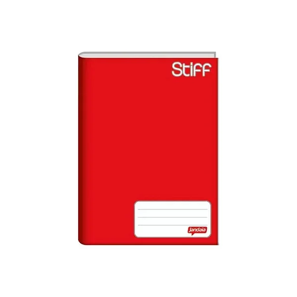 CADERNO BROCHURA C.D.1/4 048F VERMELHO