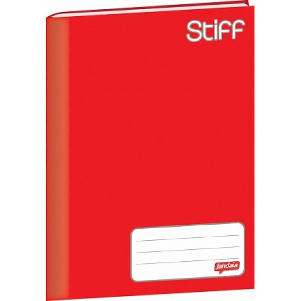 CADERNO BROCHURA C.D.1/4 096F VERMELHO