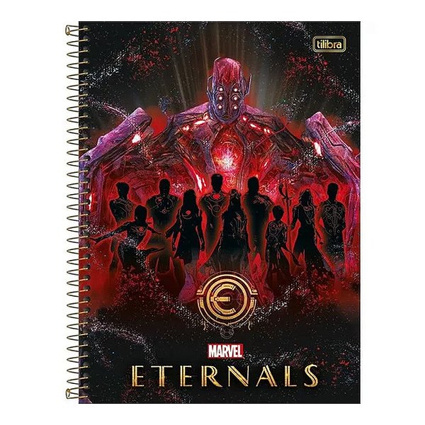 CADERNO UNIVERSITARIO C.DURA 160F/10M ETERNALS