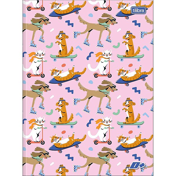 CADERNO BROCHURA CAPA DURA D+ 96 FOLHAS