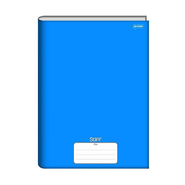 CADERNO BROCHURAO CAPA DURA 080F STIFF AZUL