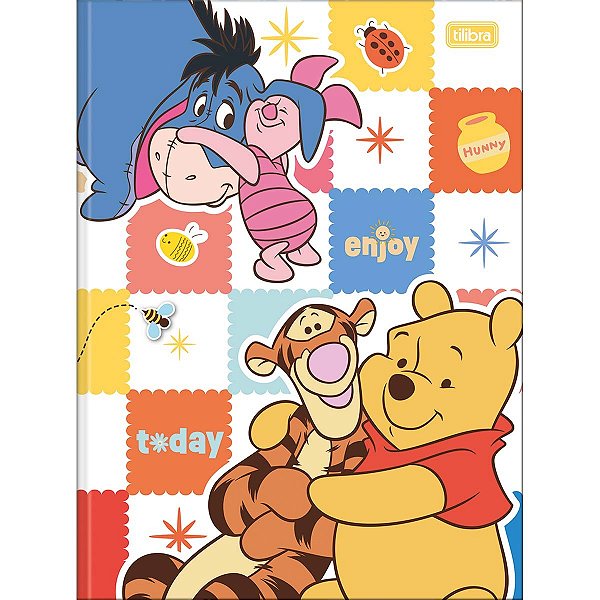 CADERNO BROCHURAO CAPA DURA 080F POOH