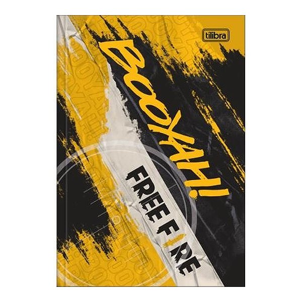 CADERNO BROCHURA CAPA DURA 1/4 080F FREE FIRE