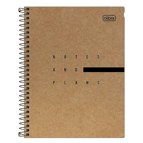 CADERNO UNIVERSITARIO C.DURA 080F/01M KRAFTWORK