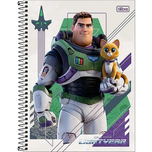 CADERNO UNIVERSITARIO C.DURA 080F/01M LIGHTYEAR