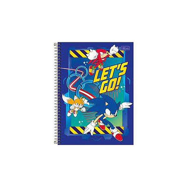 CADERNO UNIVERSITARIO C.DURA 080F/01M SONIC