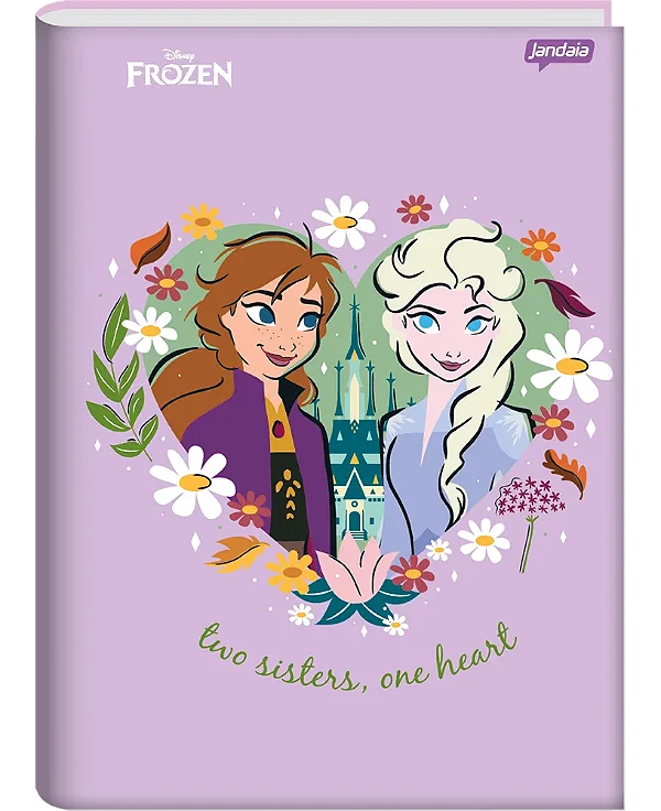 CADERNO BROCHURAO CAPA DURA FROZEN 80FLS. PCT.C/0