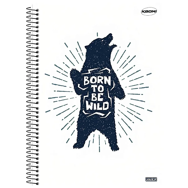 CADERNO UNIVERSITARIO C.DURA 300F/15M KBOM MASCULI