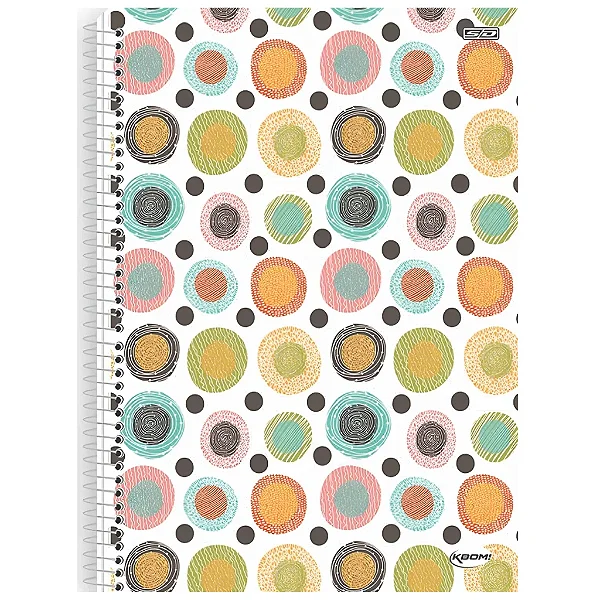 CADERNO UNIVERSITARIO C.DURA 096F/01M KBOM FEMININ