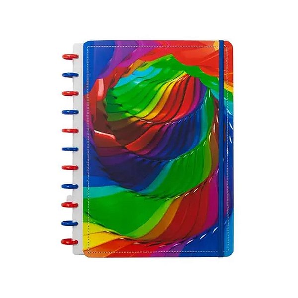 CADERNO INTELIGENTE DISKO PEQUENO RAINBOW