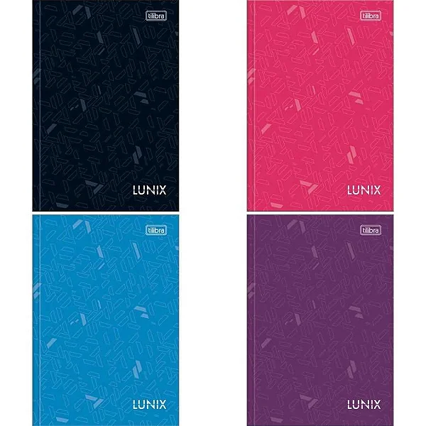 CADERNO BROCHURA C.D.1/4 040F LUNIX