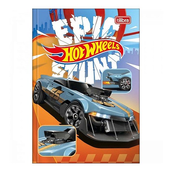 CADERNO BROCHURA 1/4 C.DURA 48F HOT WHEELS
