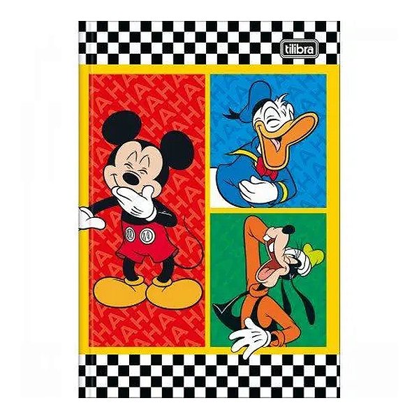 CADERNO BROCHURA C.DURA 1/4 48F MICKEY