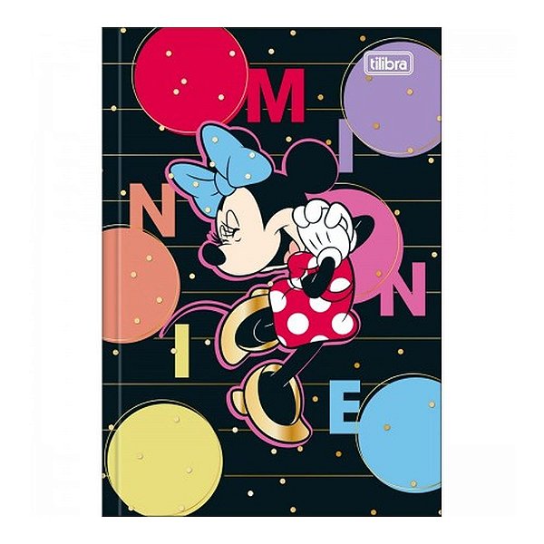 CADERNO BROCHURA C.DURA 1/4 48F MINNIE