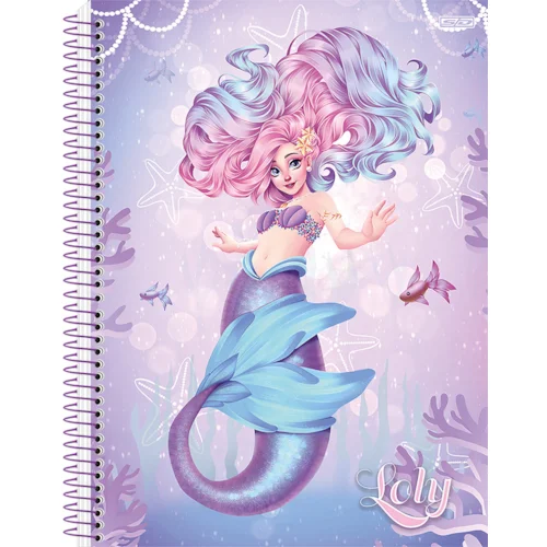 CADERNO UNIVERSITARIO C.DURA 160F/10M LOLY