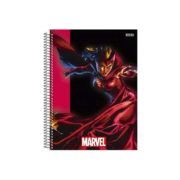 CADERNO UNIVERSITARIO C.DURA 160F/10M MARVEL