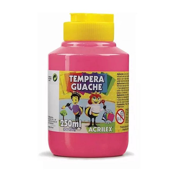 TINTA GUACHE 250ML ROSA