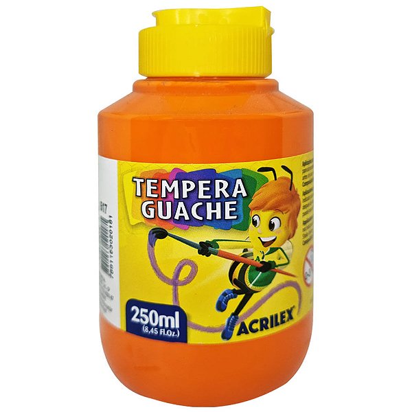 TINTA GUACHE 250ML LARANJA