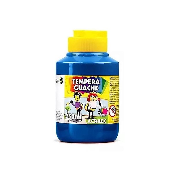 TINTA GUACHE 250ML AZUL