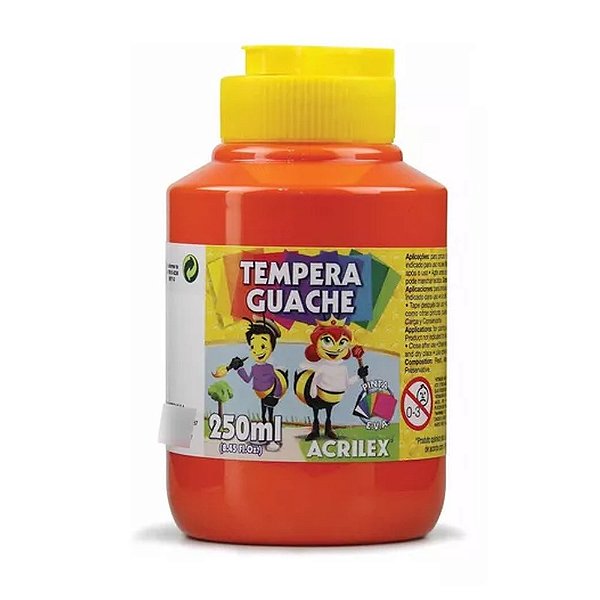 TINTA GUACHE 250ML VERMELHO FOGO