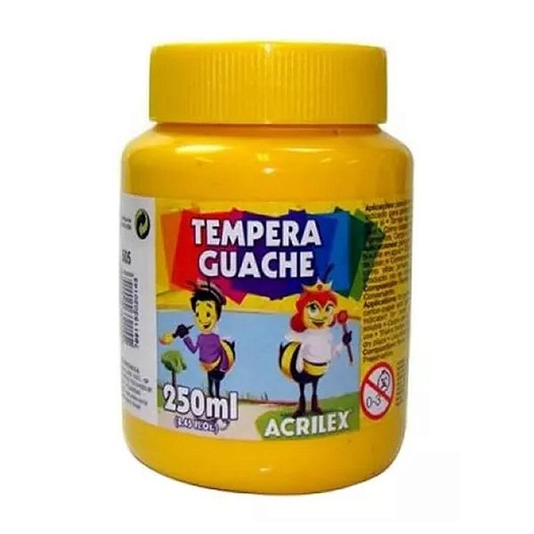 TINTA GUACHE 250ML AMARELO OURO