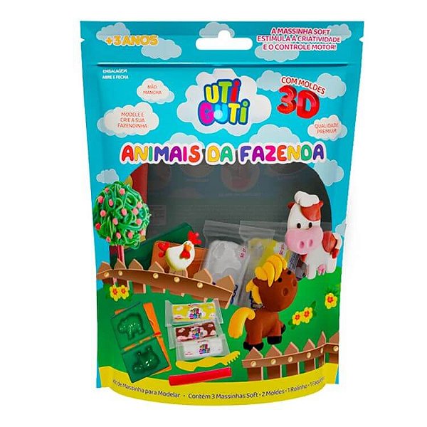 KIT ANIMAIS DA FAZENDA UTIGUTI