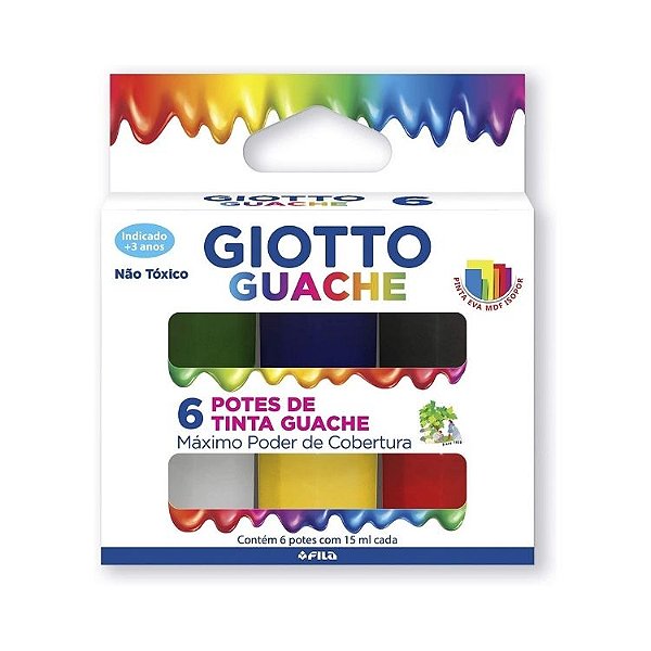 TEMPERA GUACHE 06 CORES 15ML