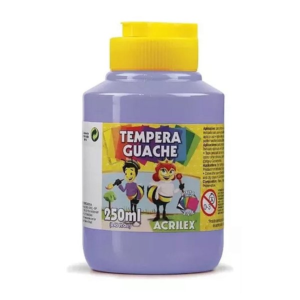TINTA GUACHE 250ML LILAS