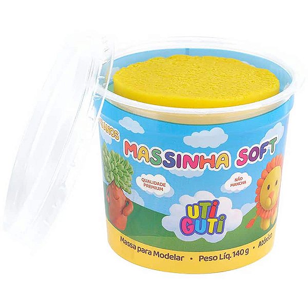 MASSA DE MODELAR SOFT POTE 140G AMARELO