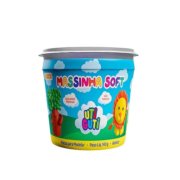 MASSINHA SOFT UTIGUTI POTE 140G MARROM