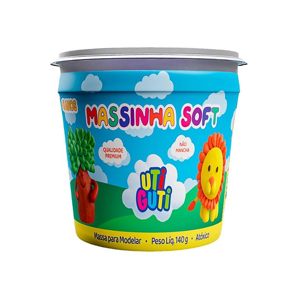 MASSINHA SOFT UTIGUTI POTE 140G PRETA
