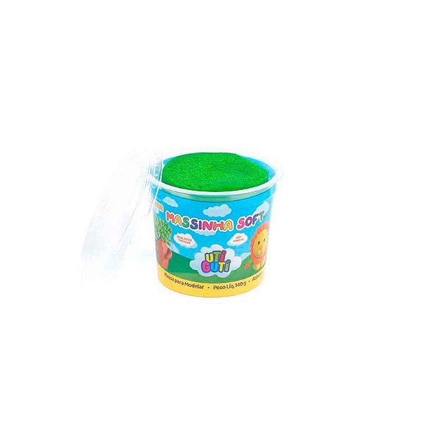 MASSINHA SOFT UTIGUTI POTE 140G VERDE CLARO