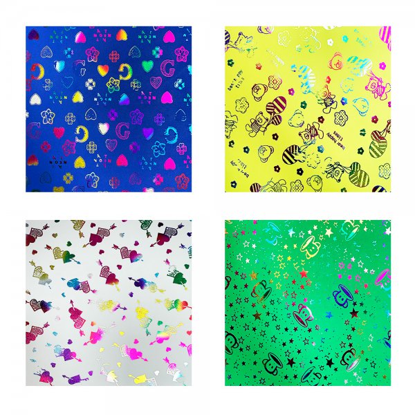 EVA ESTAMPADO TECIDO HOLOGRAF. 40X60X02CM CORES