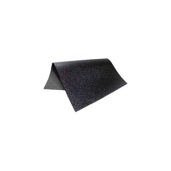 EVA GLITTER PRETO 40X60CM