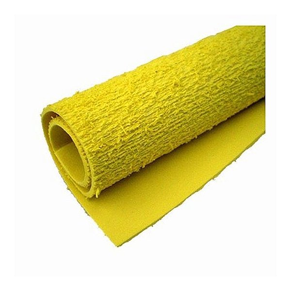EVA ATOALHADO 400X600X02MM AMARELO