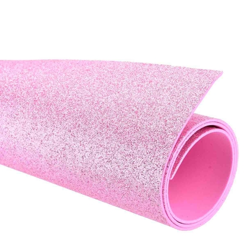 EVA GLITTER PINK 40X48CM
