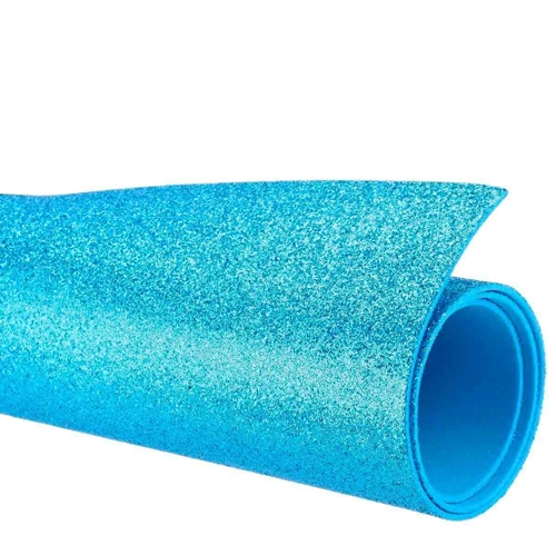 EVA GLITTER AZUL CLARO 40X48CM