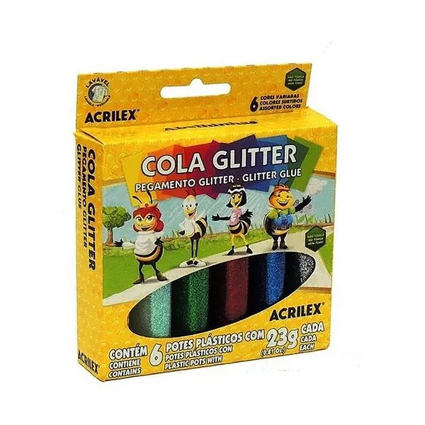 COLA GLITTER 04 CORES 23G