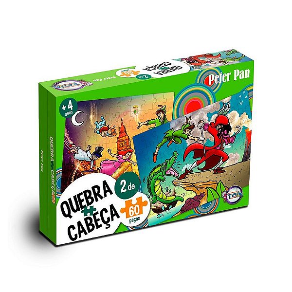 QUEBRA CABECA PETER PAN 60 PECAS