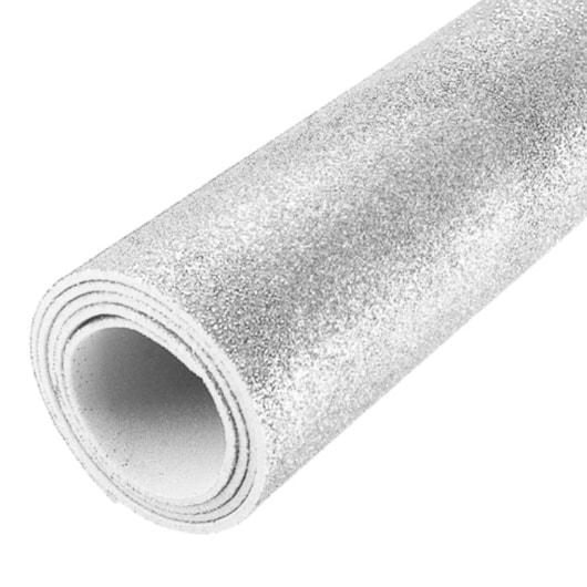 EVA GLITTER BRANCO 40X48CM