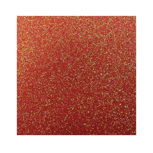 EVA GLITTER NEON VERMELHO 40X48CM