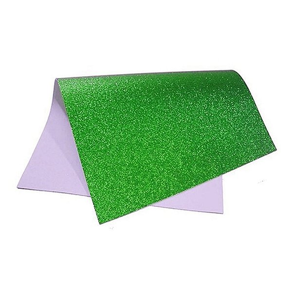 EVA GLITTER VERDE 40X48CM