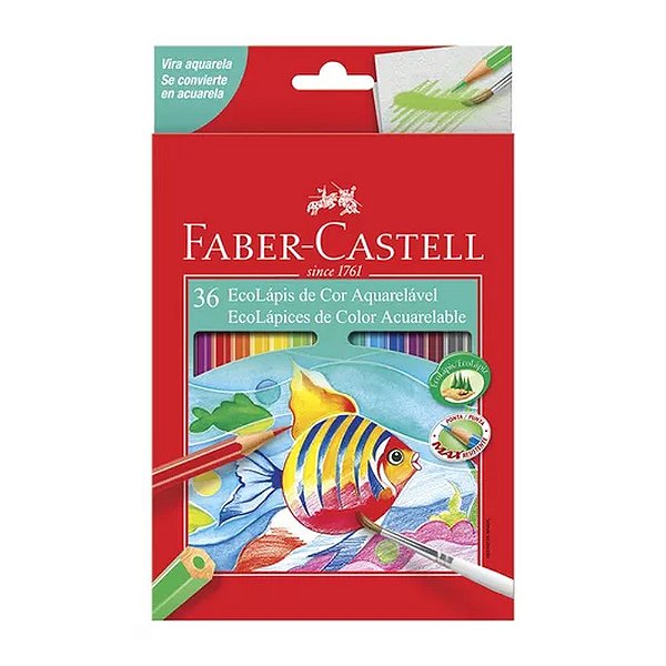 LAPIS DE COR AQUARELAVEL 36 CORES