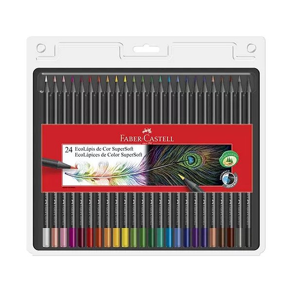 LAPIS DE COR 24 CORES SUPERSOFT