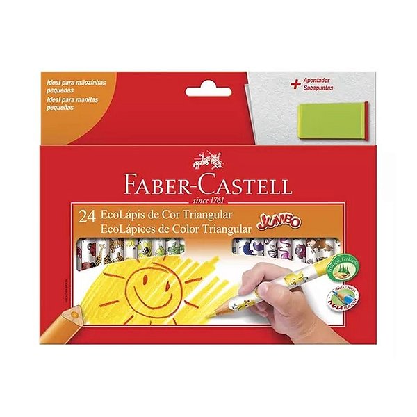 LAPIS DE COR JUMBO 24 CORES
