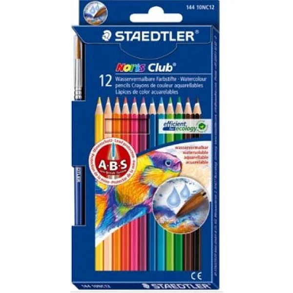 LAPIS DE COR AQUARELAVEL NORIS 12 CORES