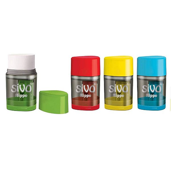 APONTADOR COM DEPOSITO/BORACHA SIVO I-FLIPPO